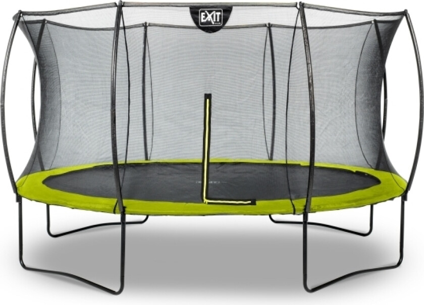 Exit Silhouette Trampoline Ø366cm - Green, Trampoline Over Bakken, Rund, 120 Kg, 3 År, Safety Net, Montering Nødvendig