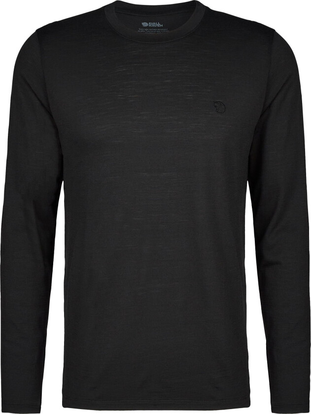 Abisko Wool Ls M Black Male