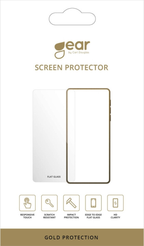 Gear Glass Prot. 2.5D GOLD iPhone 16 Pro