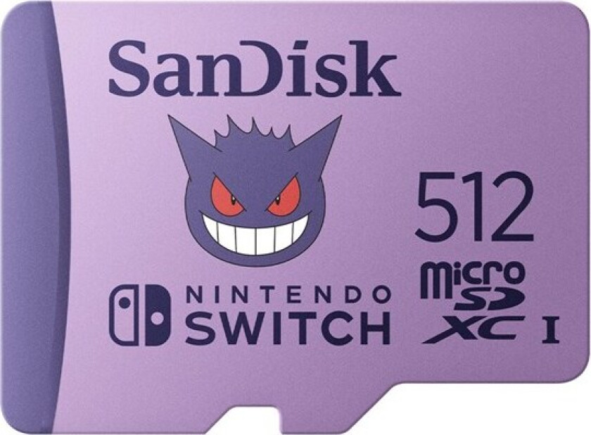 Nintendo Switch Pokémon Gengar MicroSD - 100MB/s - 512GB