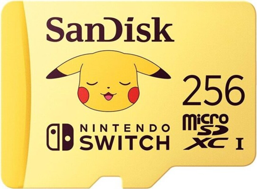 Nintendo Switch Pokémon Pikachu MicroSD - 100MB/s - 256GB