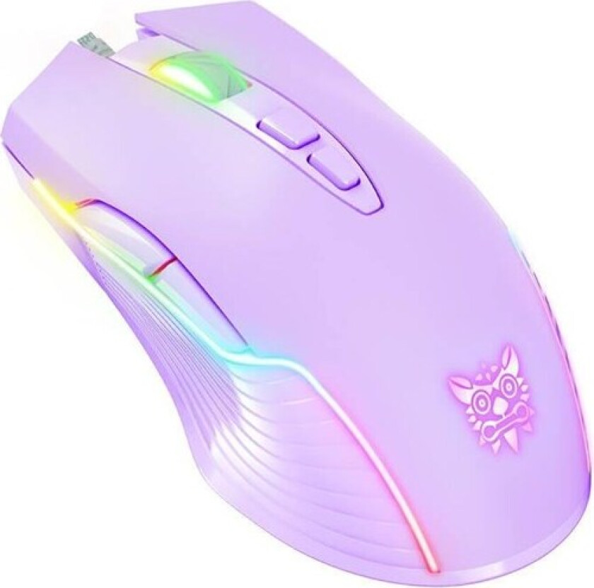 RGB Wired Gaming Mouse CW905 Purple - Mus - 7 - Lilla med RGB