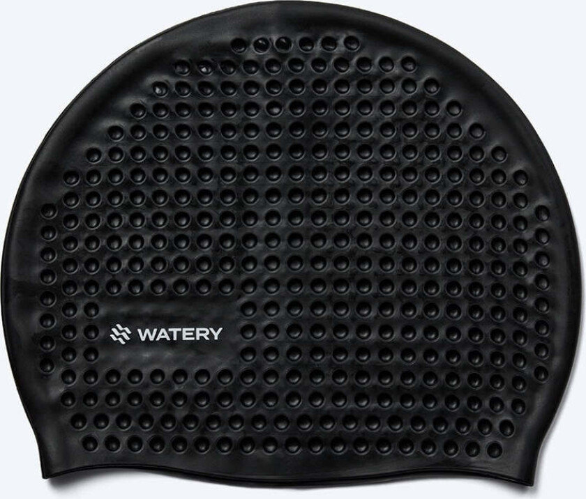 badehette - Larunda Bubble - Svart - Badehette - Bubble/draperinger