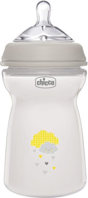 Chicco tåteflaske - (6 år+) 300 ml - Hvit