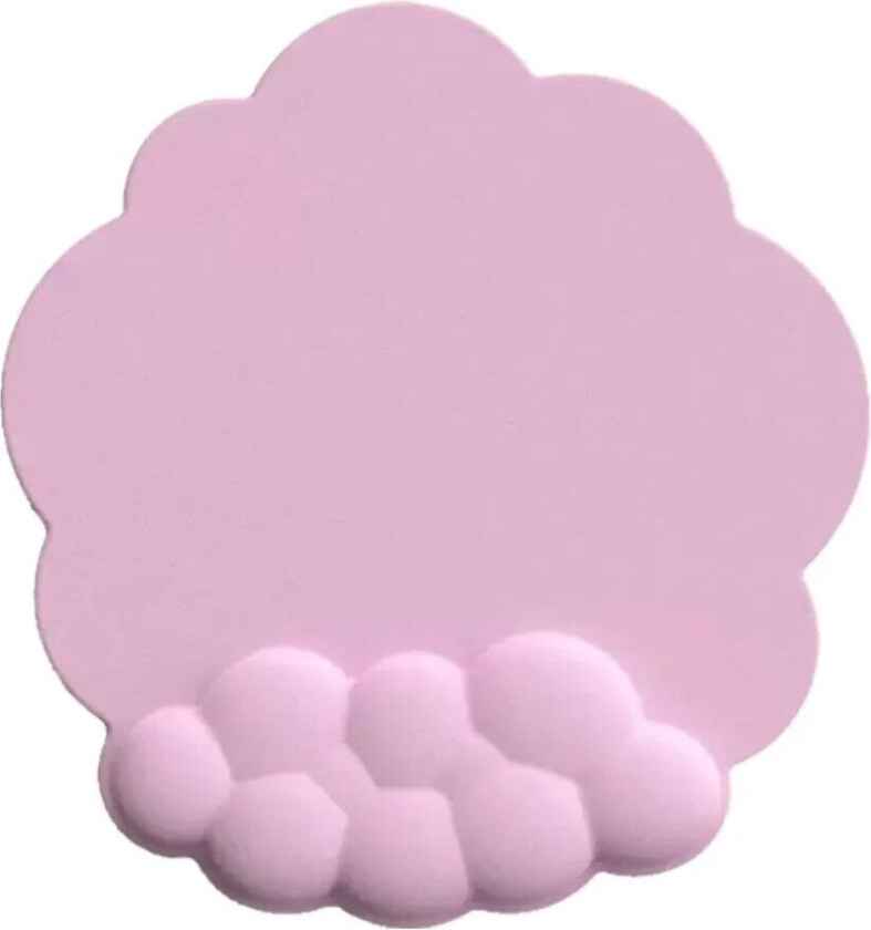 Musematte i Kunstskinn med Ergonomisk Håndleddsstøtte 25 x 26 cm - Pink
