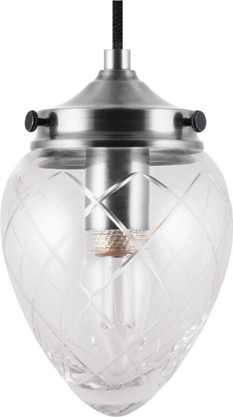 - Juni 11 Pendel Antikk Stål/Klar