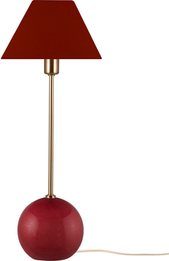 - Iris 20 Bordlampe Burgundy