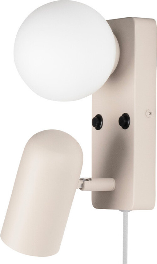 - Doppio Vegglampe Beige
