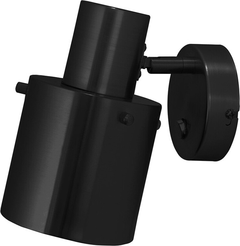 - Clark 1 Vegglampe Svart
