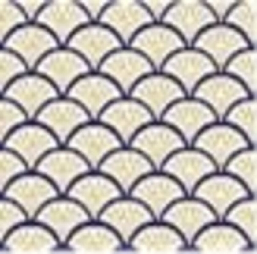 Serviett Lunsj Art Deco Vifte 20stk