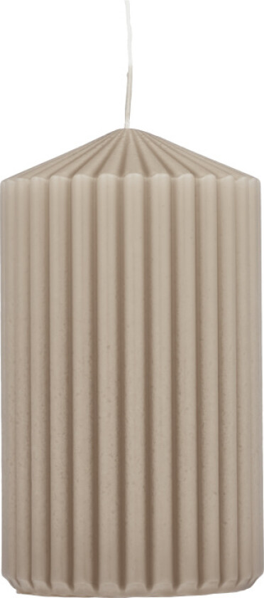 Kubbelys Grå Rillet 12cm