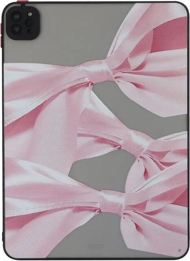 iPad Pro 11" (2022 / 2021 / 2020) Fleksibelt Plast Deksel - Matt Gjennomsiktig / Rosa Sløyfe
