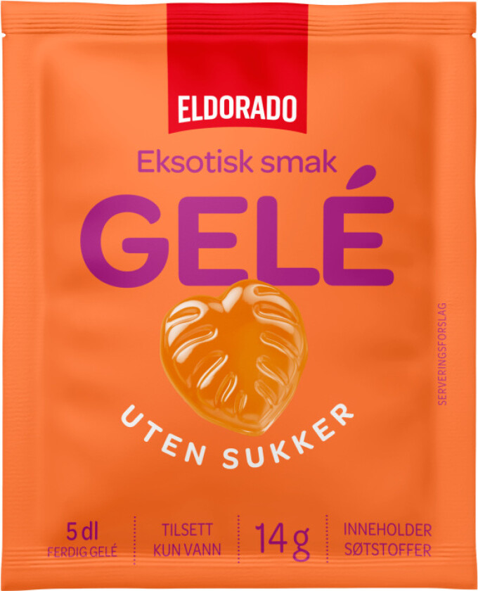 Eksotiskgele u/Sukker 14g