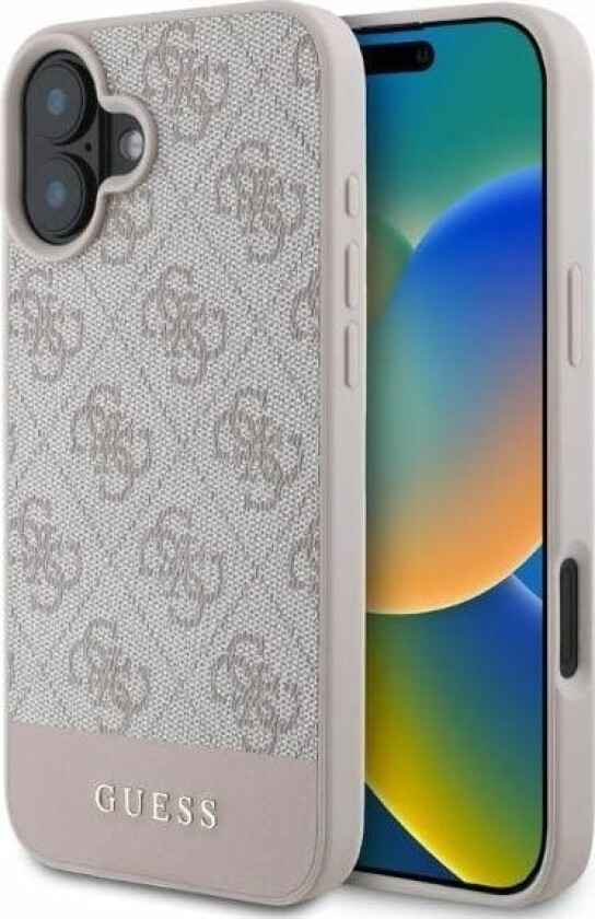 Guhcp16sg4glpi Iphone 16 6.1" Róowy/Pink Hardcase 4G Bottom Stripe