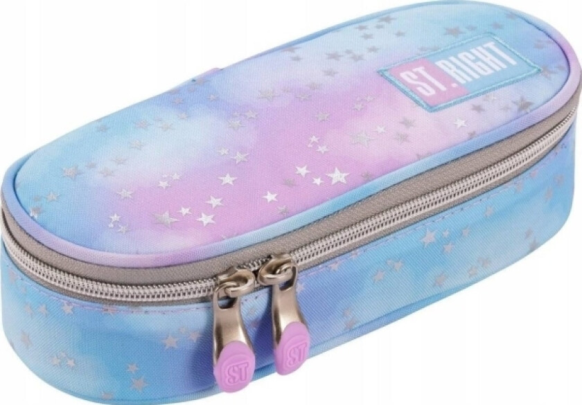 Avstivnet Pennal Med Innvendig Klaff St.Høyre Pc-01 Pastell Stars