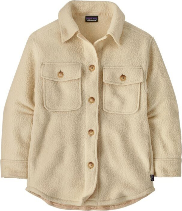 W's Retro Pile Shacket Natural