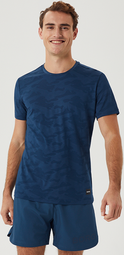 Borg Performance T-shirt, Blue Wing Teal