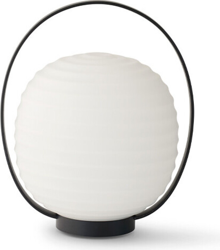 - Lantern Portable Bordlampe Svart/Opal Hvit
