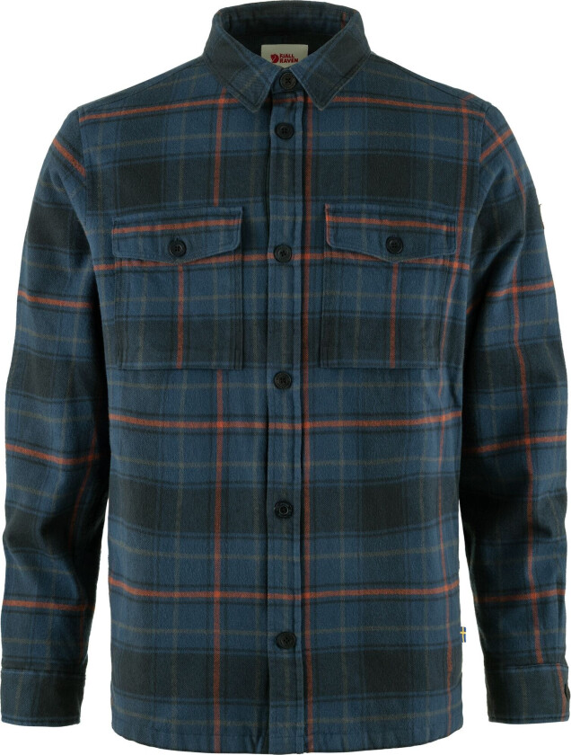 Men's Övik Lite Padded Shirt Dark Navy/Indigo Blue Dark Navy-Indigo Blue S