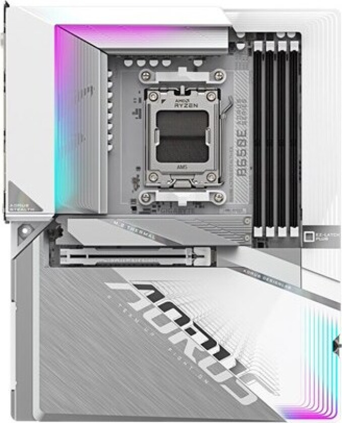 AORUS B650E STEALTH ICE Hovedkort - AMD B650 - AMD AM5 socket - DDR5 RAM - ATX