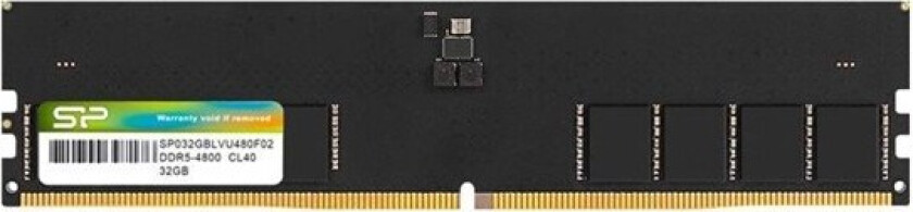 - DDR5 - module - 32 GB - DIMM 288-pin - 4800 MHz / PC5-38400 - unbuffered