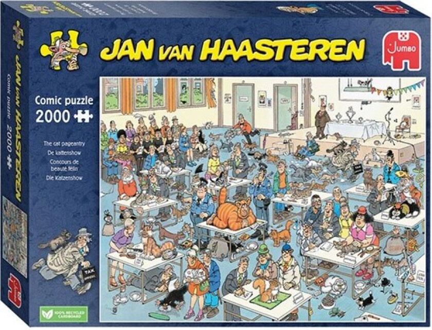 Jigsaw Puzzle - Cat Show 2000st Gulv