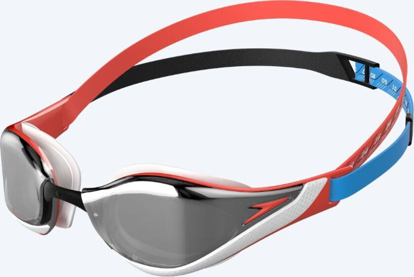 Elite svømmebriller - Fastskin Pure Focus Mirror - Rød/svart - Elite svømmebriller - Mirror Linse