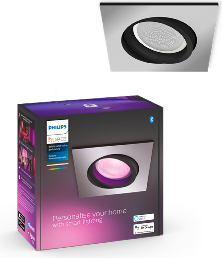 Bilde av Hue Centura Innfelt Spot - Kvadratisk - Aluminium