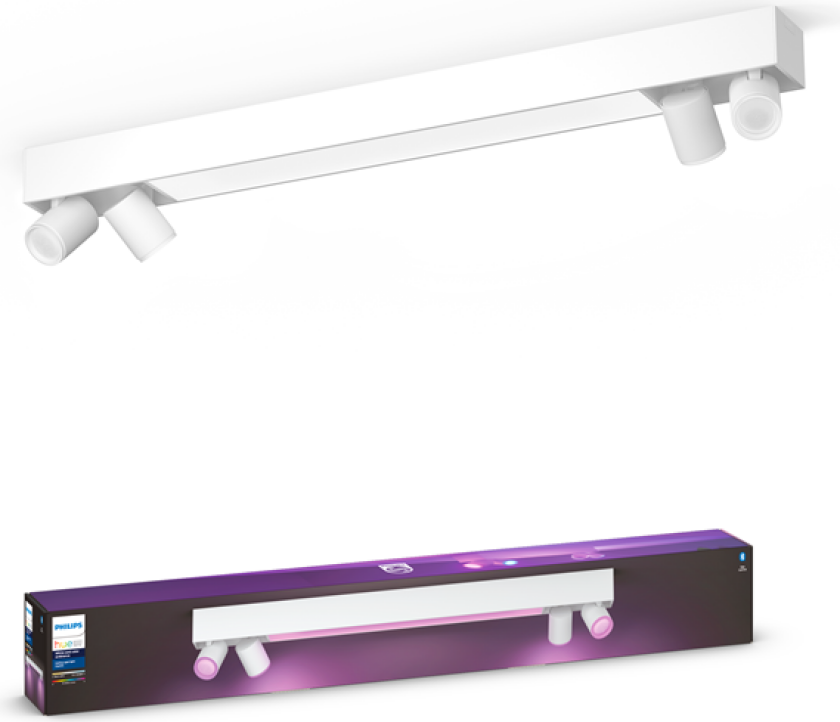 Hue Centris 4x5.7W Spots - Hvit