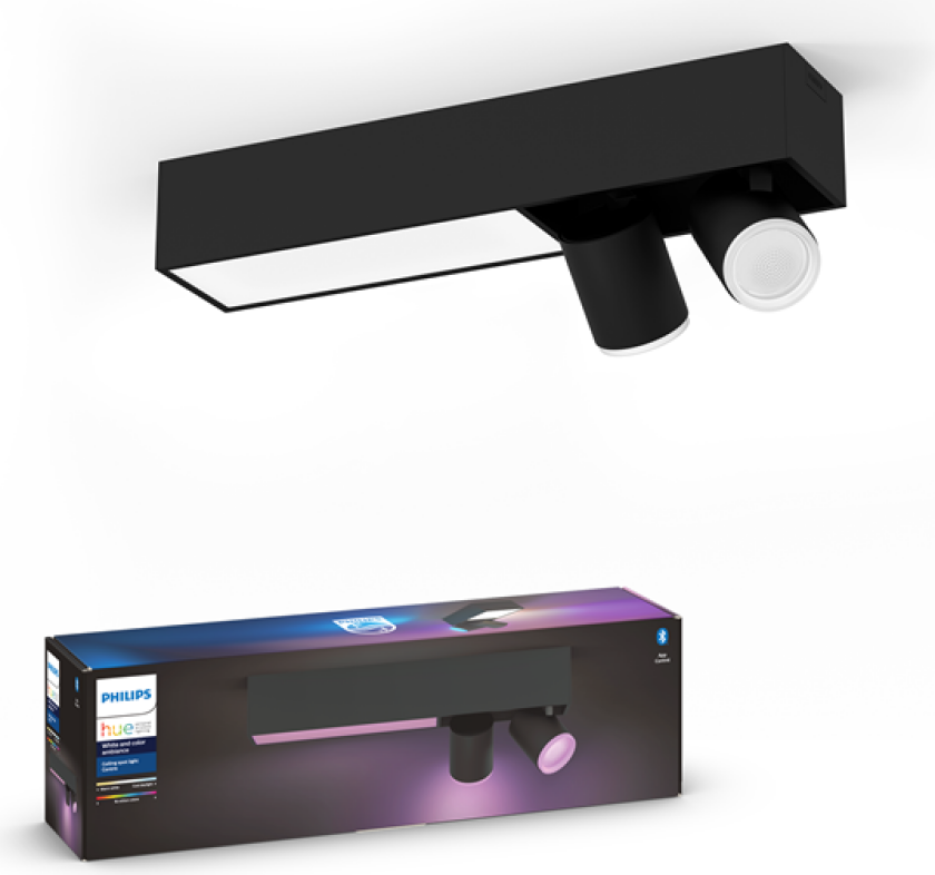 Hue Centris 2x5.7W Spots - Svart