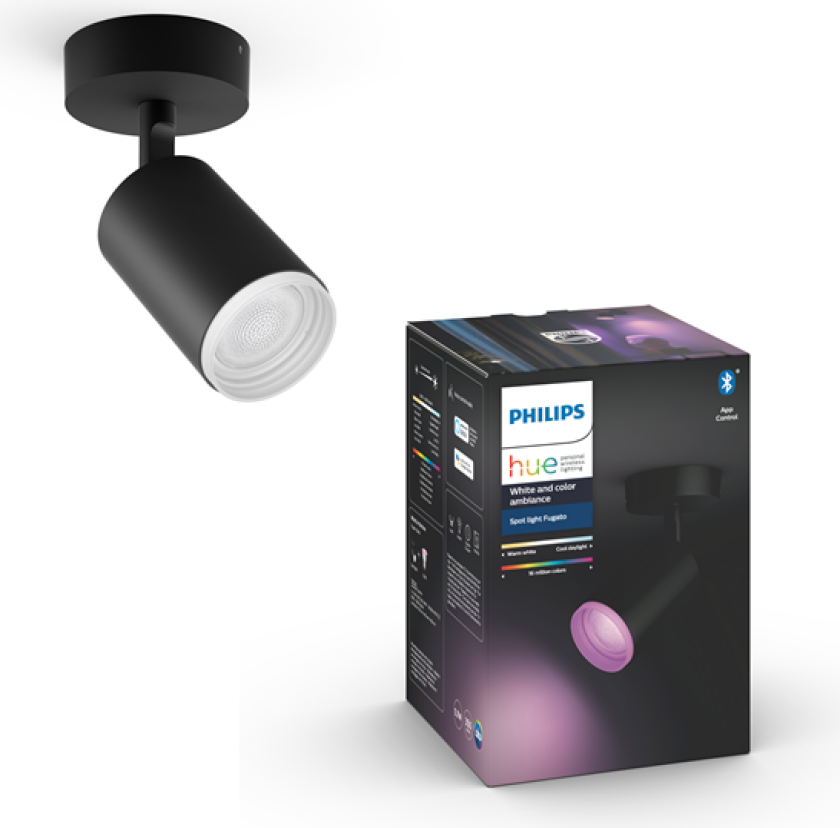 Hue Fugato Single Spot - Svart