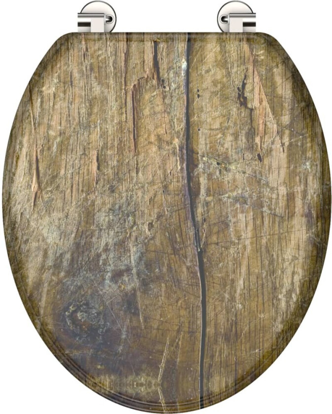 Toalettsete SOLID WOOD MDF trykt