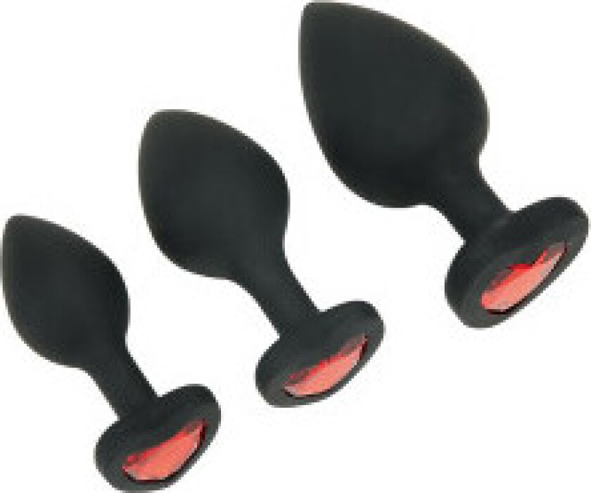 Heartbreaker Anal Training Anal Plug Set Black