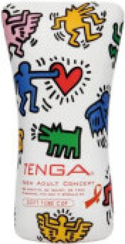Keith Haring Soft Tube Cup Disposable Masturbator