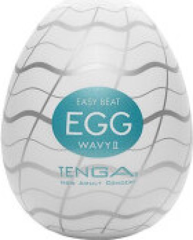 Easy Beat Egg Wavy II disposable egg-shaped masturbator
