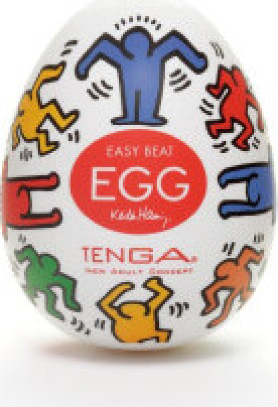 Easy Beat Egg Keith Haring Dance disposable egg-shaped masturbator