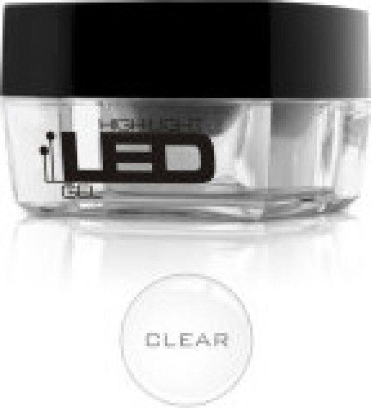 High Light Led Gel, medium-thick, single-phase Clear nail gel 30g