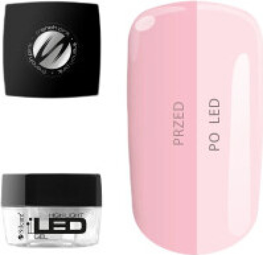 High Light Led Gel medium-thick single-phase nail gel French Pink 15g