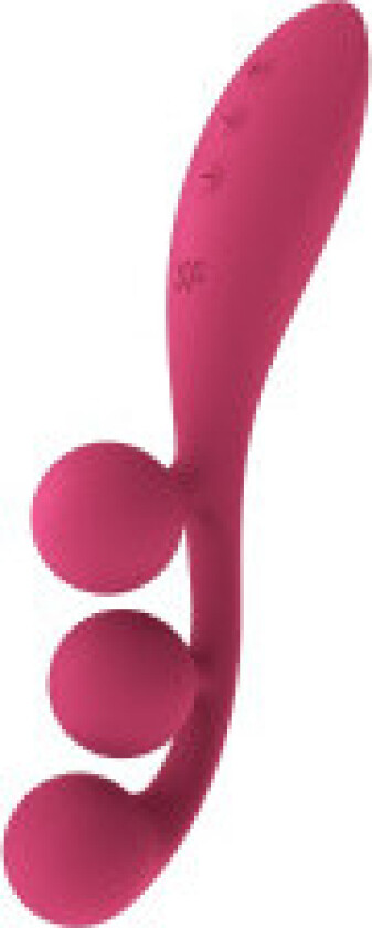 Tri Ball 1 multifunctional vibrator Red