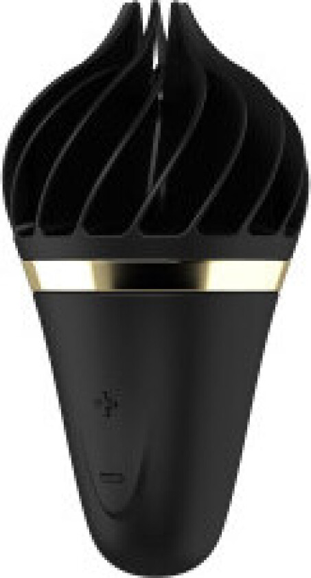 Sweet Treat clitoral stimulator in the shape of an ice cream cone Black