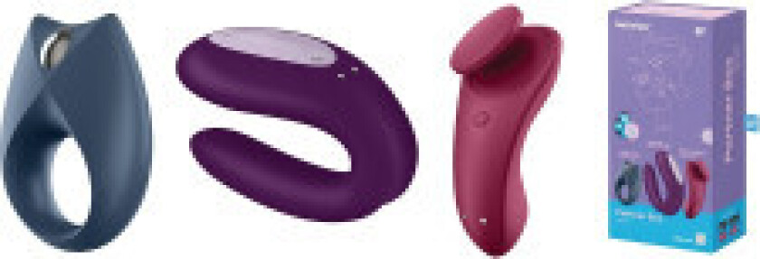 Partner Box 3 Set Royal One Ring Vibrator + Double Joy Partner Vibrator + Sexy Secret Panty Vibrator