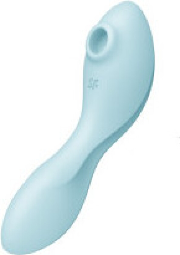 Curvy Trinity 5+ clitoral stimulator with vibration Blue