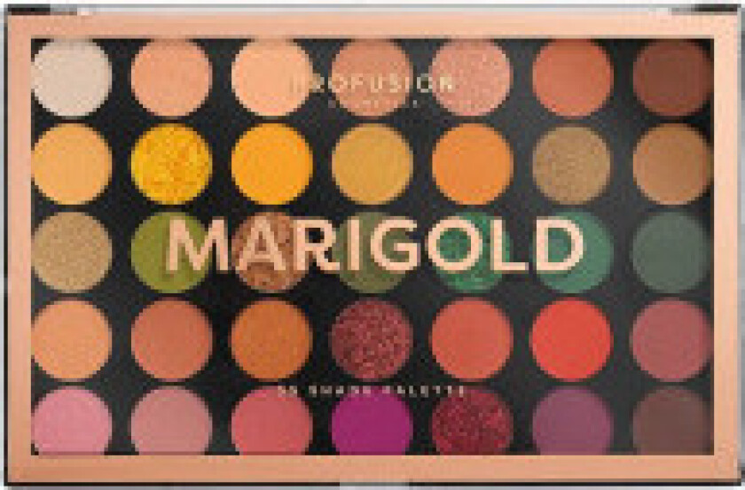 Marigold Eyeshadow Palette, a palette of 35 eye shadows