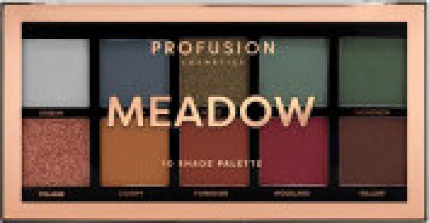 Meadow Eyeshadow Palette - a palette of 10 eye shadows