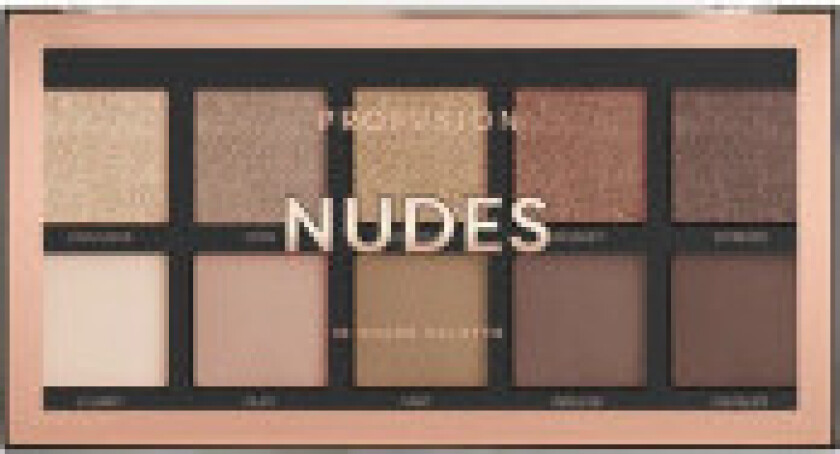 Nudes Eyeshadow Palette - a palette of 10 eye shadows