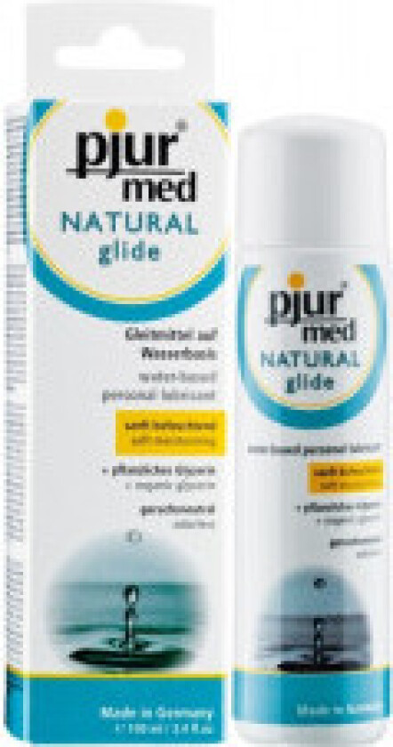 Med Natural Glide moisturizing water-based lubricant 100ml
