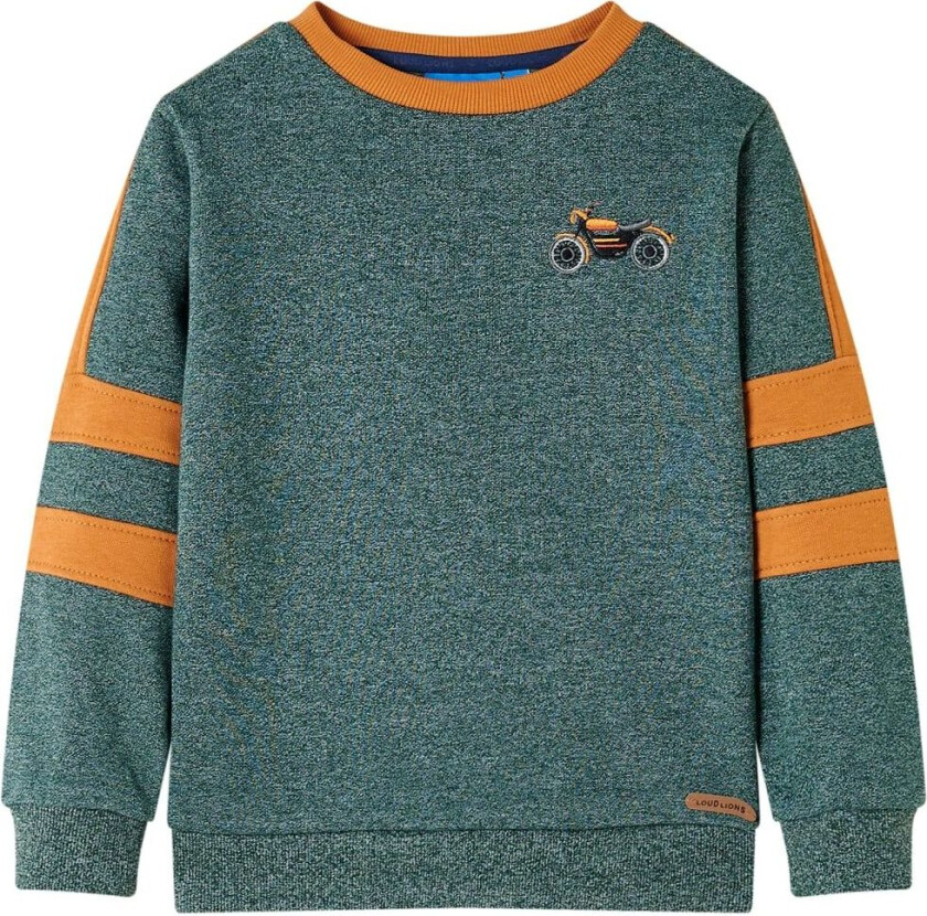 Barnegenser mørkegrønn melert 92