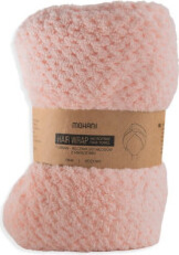 Hair Wrap microfiber hair turban towel Pink