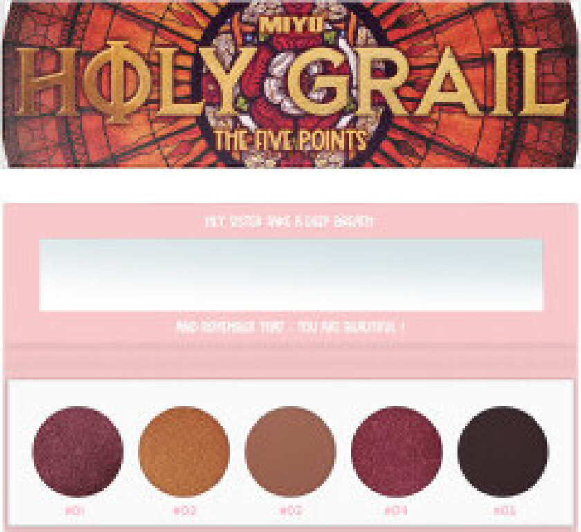 MIYO The Five Points Palette Holy Grail eye shadow palette 6.5g