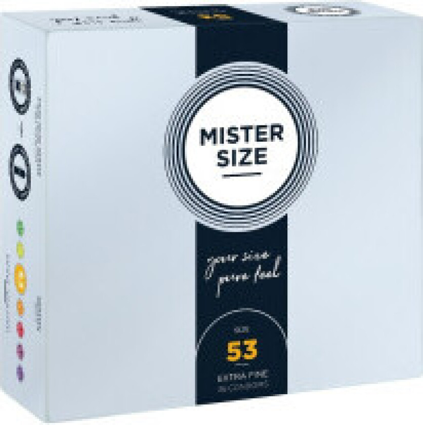 Mister Size Condoms condoms adjusted to size 53mm 36pcs.